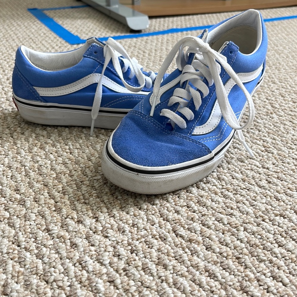 Womens vans size 8 worn once